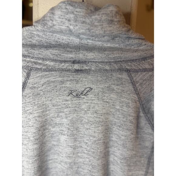 Kuhl Lea Funnel Cowl Neck Pullover Sweatshirt Sz S Gray Kangaroo Pocket - Picture 3 of 4